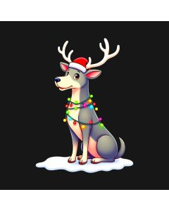 Rudolph'S Festive Glow: A Cheerful Reindeer Spectacle