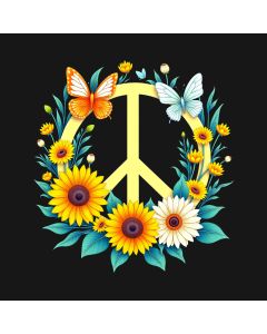 Peace Blooms: A Symphony Of Hope And Colorful Serenity