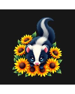 Sunflower Serenade: Whimsical Fluff Among Golden Blooms