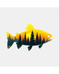 Wild Sunrise: The Forest Filling The Fish'S Dream