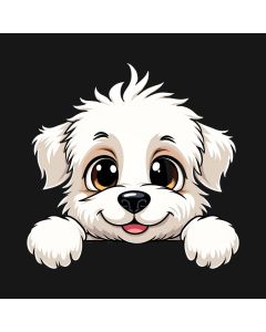 Hi. I Need A Friend' - Whimsical Puppy'S Playful Gaze