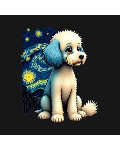Impressionist Whimsy: The Curious Canine Muse