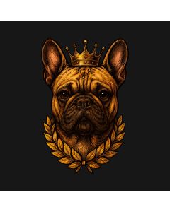 Crowned Canine Majesty In Regal Shadows
