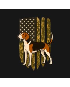 Freedom And Loyalty: A Canine Sentinel In Patriotic Colors