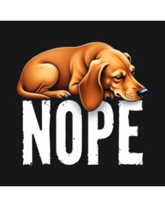 Nope: A Pessimistic Pup'S Silent Rebellion