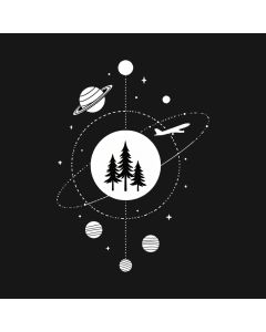 Earth'S Dreamscape: Celestial Forests In The Void