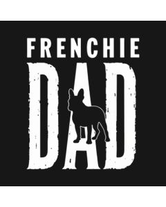 Frenchie Dad: Whimsical Canine Tribute In Bold Silhouettes