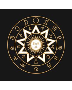 Sun And Moon Illuminating The Mystical Zodiac Realm