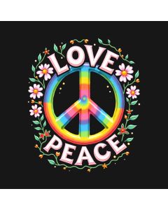 Love Peace: Blooming Harmonies In A Kaleidoscope World